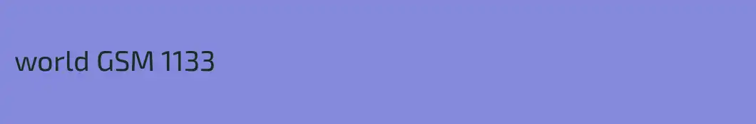 world GSM 1133